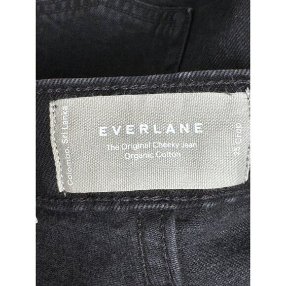 NWT Everlane The Original Cheeky Crop Jean in Coal Black Size 25 - Picture 8 of 14